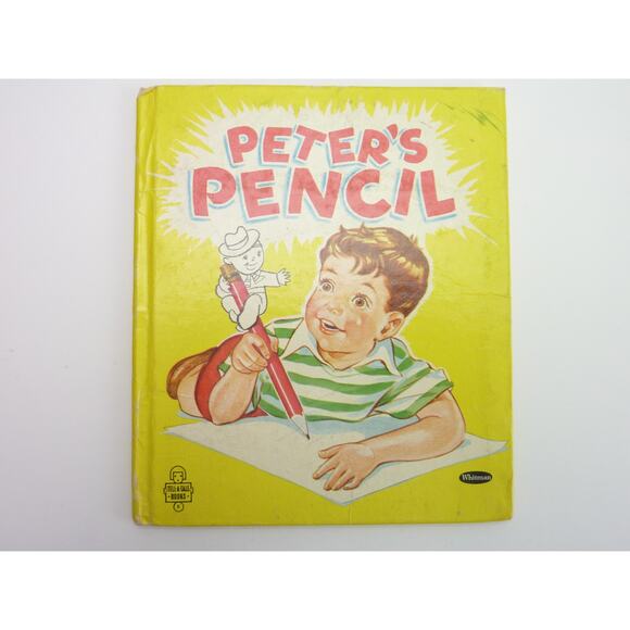 Peter's Pencil Childs Book by Paula Hurley Butler Whitman Tell A Tale - Picture 1 of 10